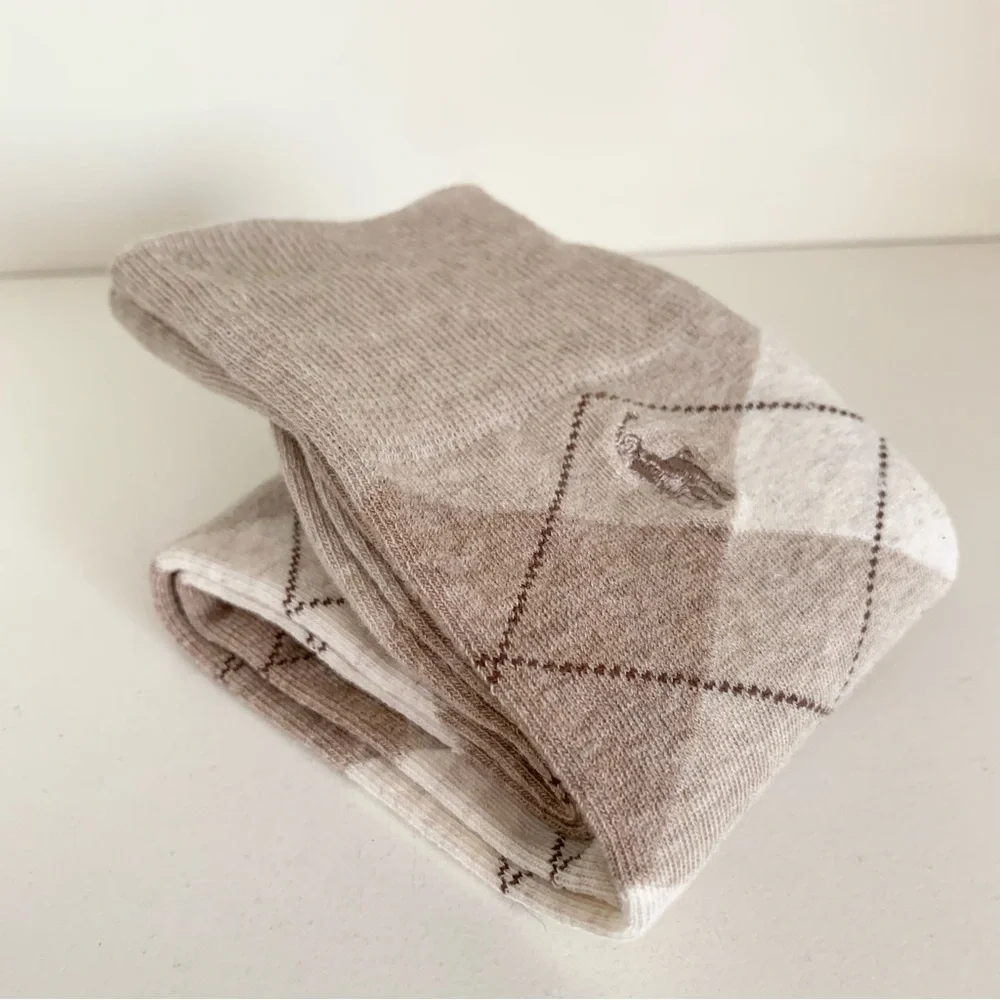 NWOT Argyle Patterned long Socks